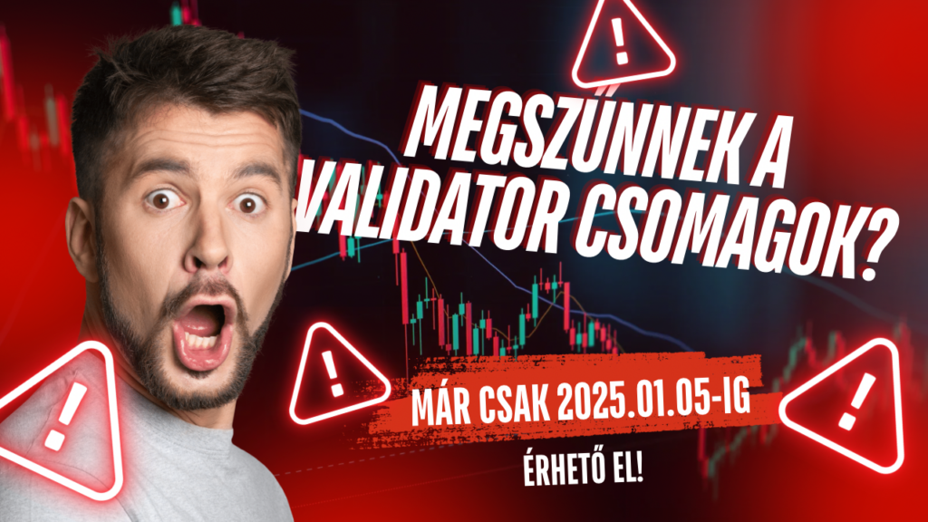 Megszűnnek a Validator és Validator Pro csomagok